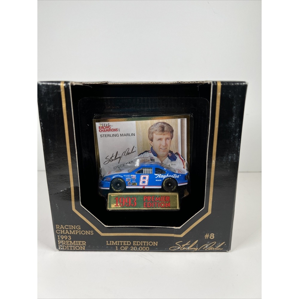 Racing Champions‎ NASCAR Premier Edition 1993 Sterling Marlin #8 NIB